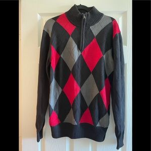 Men’s Carbon Half Zip Sweater